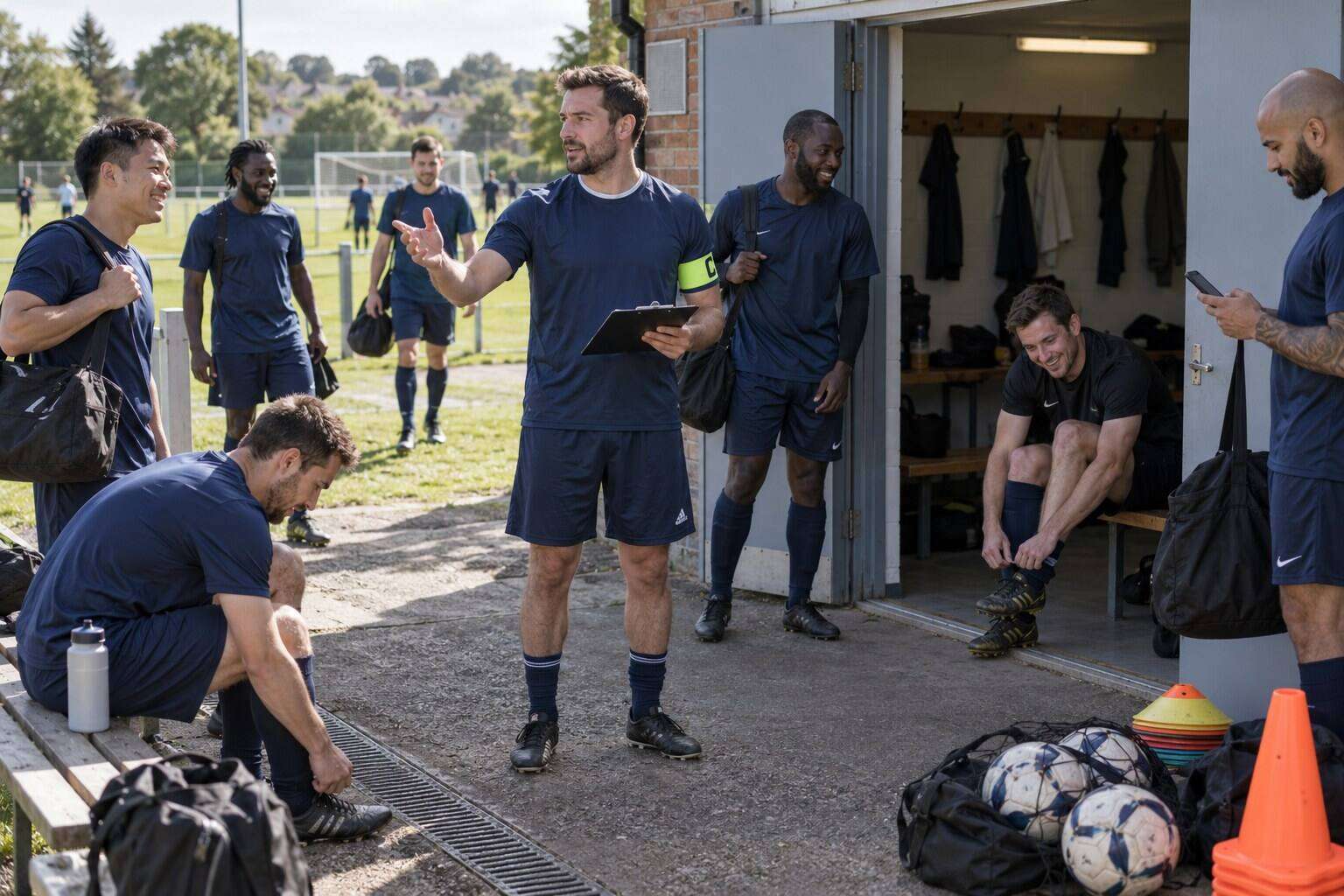 Capitaine de foot amateur